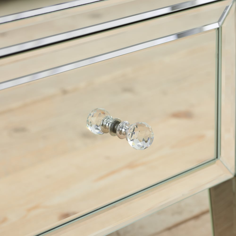 Valencia 3+2 Drawer Bedside Table handle close up