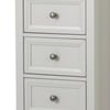 Maine Dove Grey 5 Drawer Wooden Tall Chest