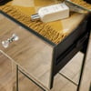 Seville Mirrored 2 Drawer Bedside Table