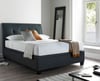 Accent Slate Fabric Ottoman Storage Bed