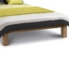 Amsterdam Low Foot End Solid Oak Wooden Bed