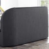 Annecy Slate Grey Fabric Ottoman Electric Media TV Bed