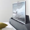 Annecy Slate Grey Fabric Ottoman Electric Media TV Bed