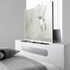 Ardwick White Leather Ottoman Media Electric TV Bed