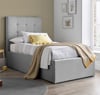 Candy Grey Fabric Ottoman Bed