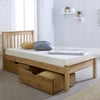 Chester Waxed Pine Wooden Bed
