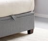 Chilton Grey Fabric Ottoman Storage Bed with lights and USB Ports