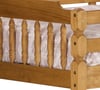 Colonial Waxed Pine Wooden Bunk Bed