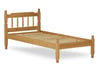 Colonial Waxed Pine Wooden Bed