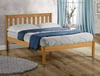 Denver Antique Solid Pine Wooden Bed