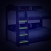 Domino Anthracite Wooden and Metal Kids Storage Bunk Bed