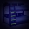 Domino Grey Oak Wooden and Metal Kids Storage Bunk Bed