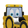 JCB Yellow Children's Digger Toddler Bed