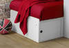 Eclipse White Wooden Storage Bunk Bed