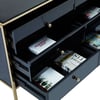 Fenwick Black and Gold 6 Drawer Chest