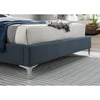 Finn Steel Blue Fabric Bed