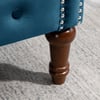 Freya Blue Fabric 2 Seater Sofa