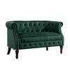 Freya Green Fabric 2 Seater Sofa