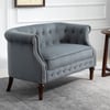 Freya Grey Fabric 2 Seater Sofa