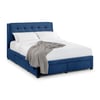 Fullerton Blue Fabric 4 Drawer Storage Bed