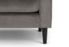 Hayward Grey Velvet Fabric Chair