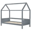 Home Grey Wooden Treehouse Bed