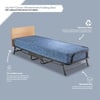 Jay-Be Crown Windermere Folding Bed with Waterproof Deep Sprung Mattress - 2ft6 Small Single