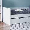 Kudl White Wooden Day Bed