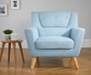 Lambeth Duck Egg Blue Fabric Chair
