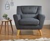 Lambeth Grey Fabric Chair