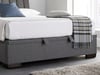 Lanchester Elephant Grey Fabric Ottoman Storage Bed