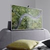 Lannister Light Grey Fabric Electric TV Bed