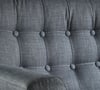 Loft 3 Seater Grey Fabric Sofa