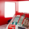 London Bus Kings Cross Red Wooden Bunk Bed