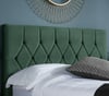 Loxley Green Velvet Fabric Ottoman Storage Bed