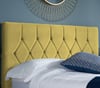 Loxley Mustard Velvet Bed