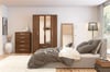 Lynx Walnut Wooden Bedroom Furniture Collections