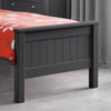 Maine Anthracite Wooden Bookcase Bed 