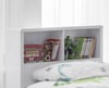 Manhattan Gloss White Wooden 2 Drawer Storage Bookcase Bed