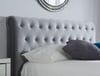 Marlow Grey Velvet Fabric 2 Drawer Storage Bed