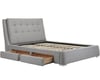 Mayfair Grey Fabric 4 Drawer Storage Bed