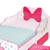 Minnie Mouse Bow Toddler 2 Drawer Storage Bed 