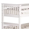 Oxford White Wooden Bunk Bed