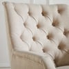 Padstow Wheat Fabric Armchair