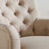 Padstow Wheat Fabric Armchair