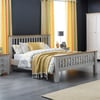 Richmond Grey and Oak Wooden Bed