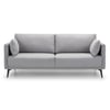 Rohe Grey Fabric 3 Seater Sofa