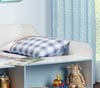 Stella Blue and White Wooden Kids Low Sleeper Cabin Storage Bed