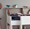 Tam Tam White and Grey Wooden Bunk Bed