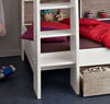 Tam Tam White and Grey Wooden Bunk Bed with Underbed Storage Drawer